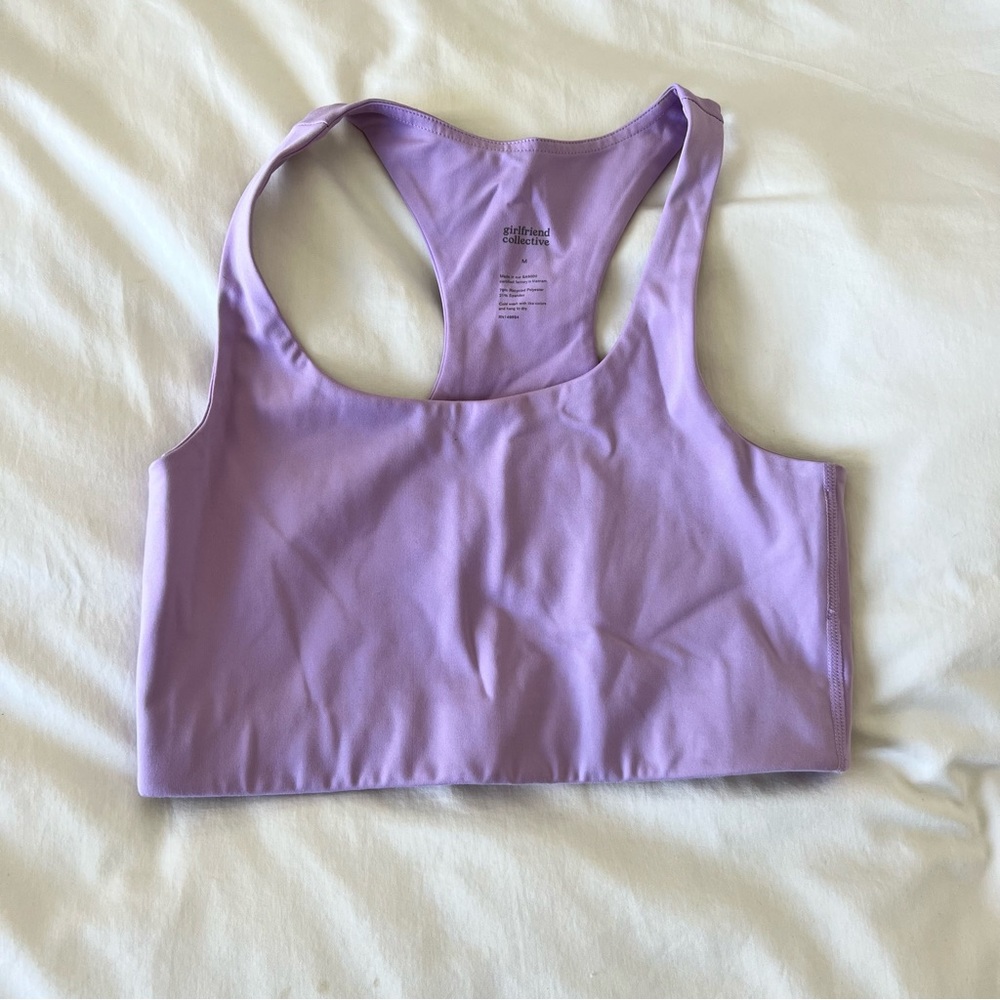 Girlfriend Collective Lilac Paloma Bra - Medium